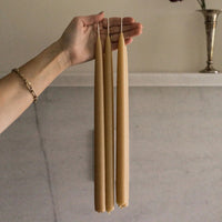 Little Mill Hand Dipped Beeswax Taper Candle Pair