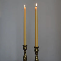 Little Mill Hand Dipped Beeswax Taper Candle Pair