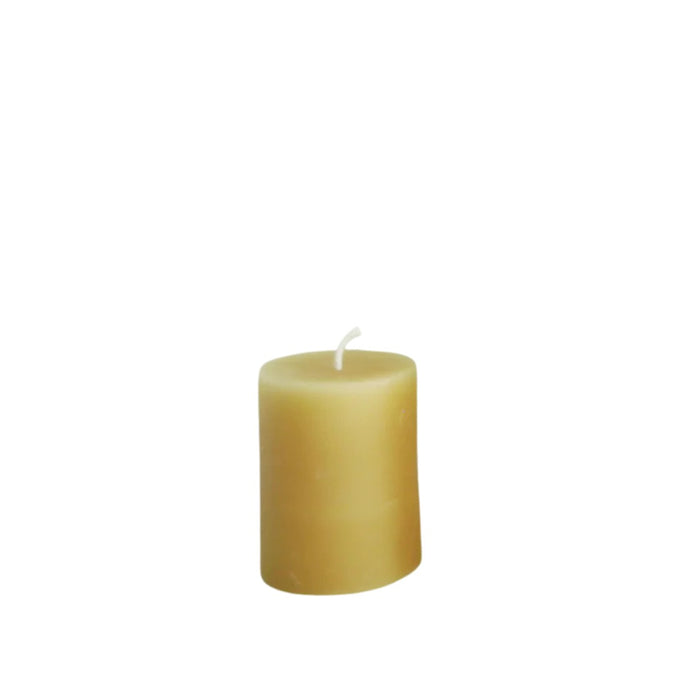Little Mill Skinny Pillar Beeswax Candle - Short