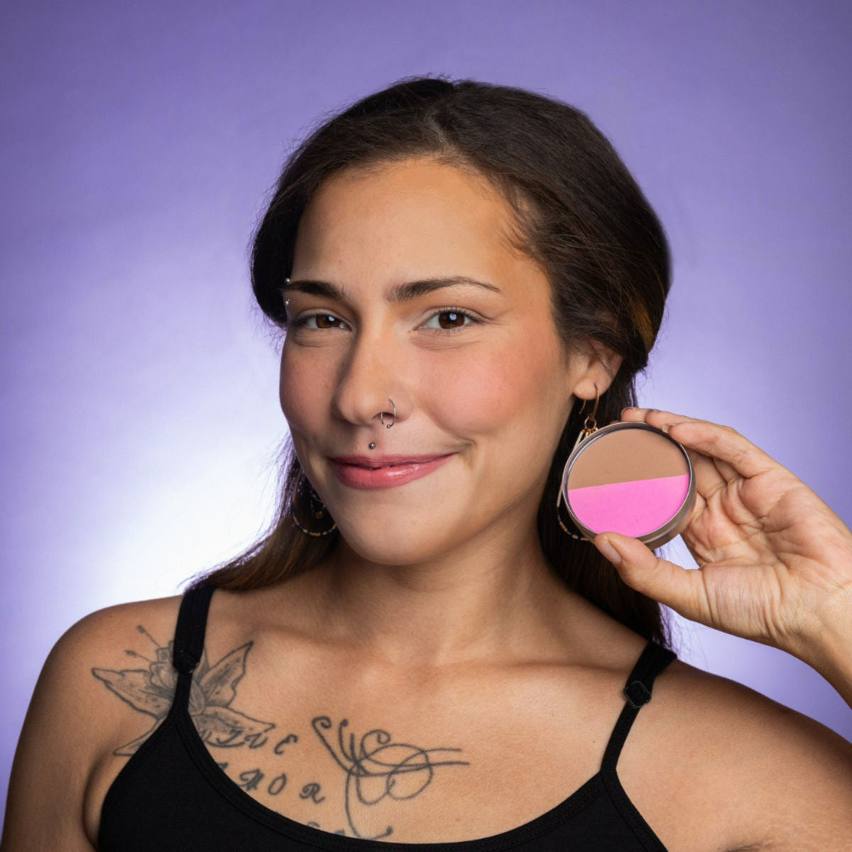 Cheekbone Beauty Balance Blush/Bronzer - The Green Kiss