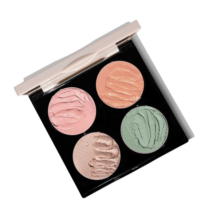 Fitglow Beauty Redness Rescue Corrective Palette - The Green Kiss