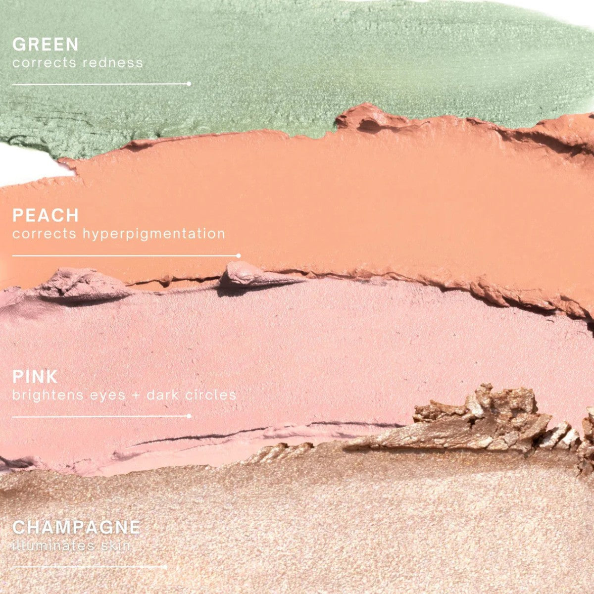 Fitglow Beauty Redness Rescue Corrective Palette - The Green Kiss