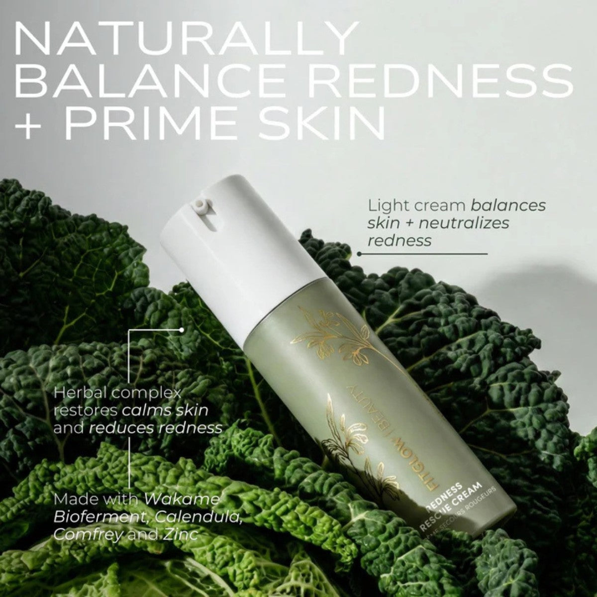 Fitglow Beauty Redness Rescue Cream - The Green Kiss