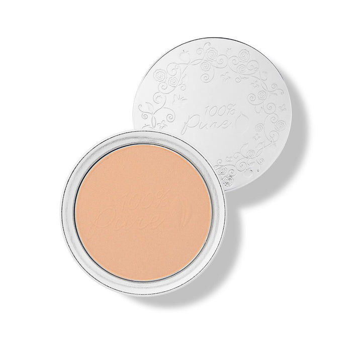 100 Percent Pure Fruit Pigmented Pressed Powder Foundation - The Green Kiss