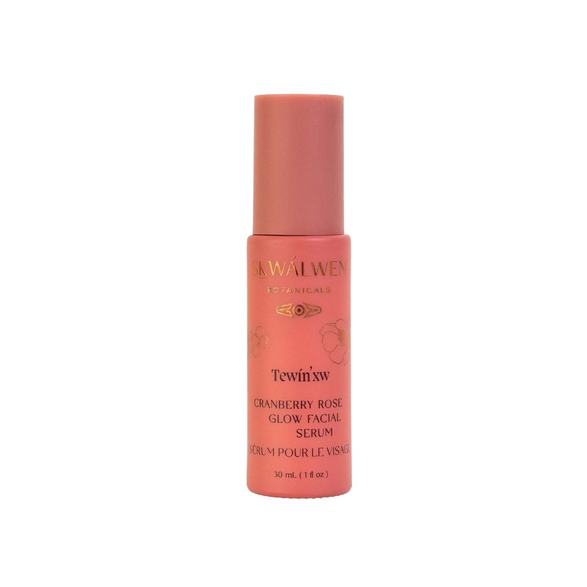 Skwalwen Botanicals Tewin’xw Cranberry Rose Glow Facial Serum - The Green Kiss