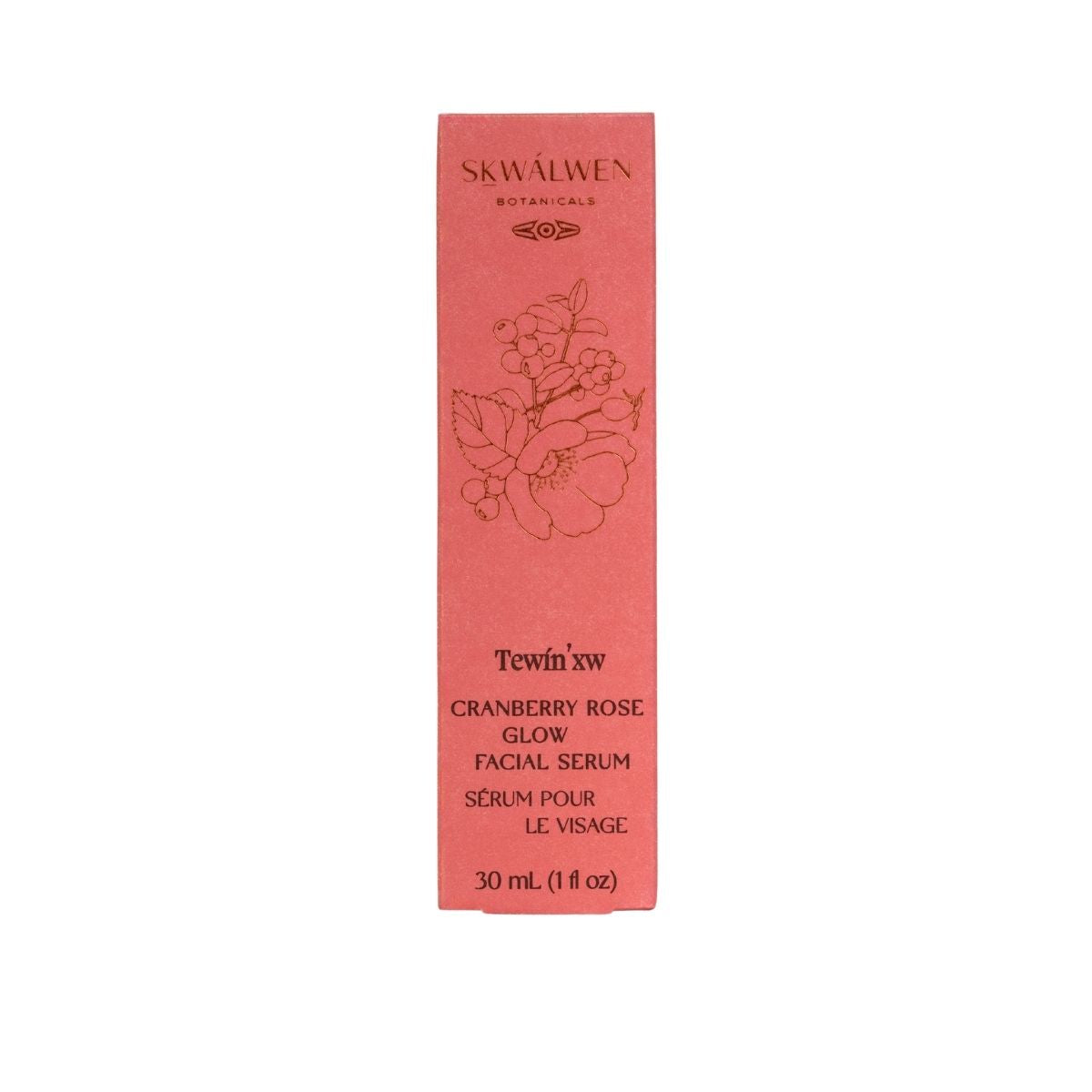 Skwalwen Botanicals Tewin’xw Cranberry Rose Glow Facial Serum - The Green Kiss