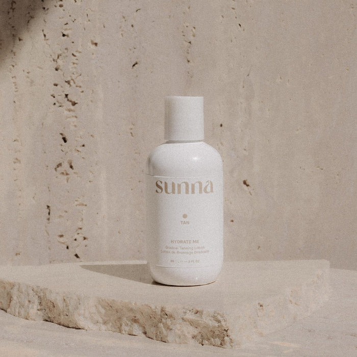 Sunna Tan Hydrate Me Gradual Tanning Lotion - 3 oz Travel Size - The Green Kiss