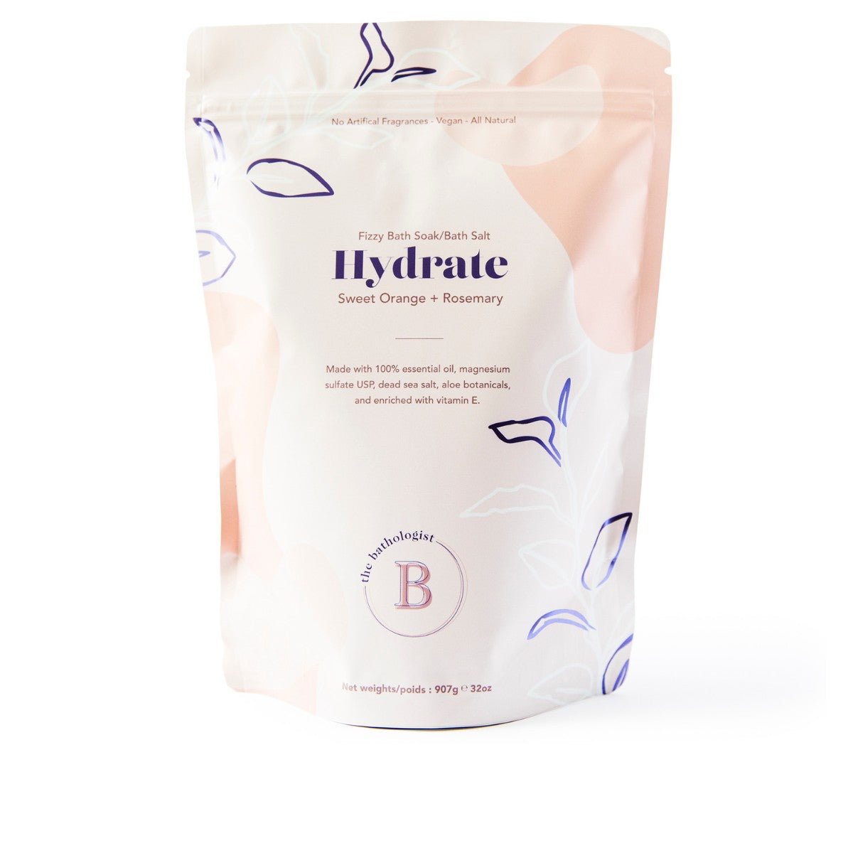 The Bathologist Fizzy Bath Soak - Hydrate - The Green Kiss