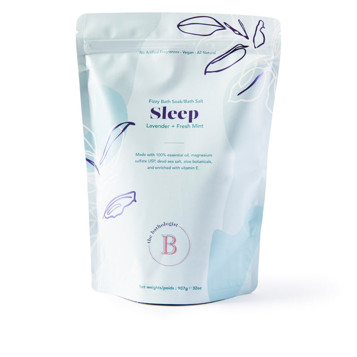 The Bathologist Fizzy Bath Soak - Sleep - The Green Kiss