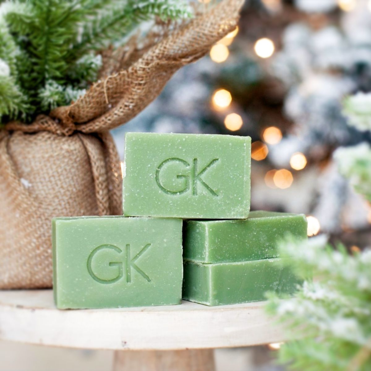 Green Kiss Limited Edition Douglas Fir Soap - The Green Kiss