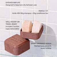 The High-End Hippie 2-in-1 Shower & Travel Case - The Green Kiss