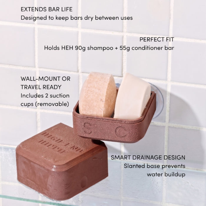 The High-End Hippie 2-in-1 Shower & Travel Case - The Green Kiss