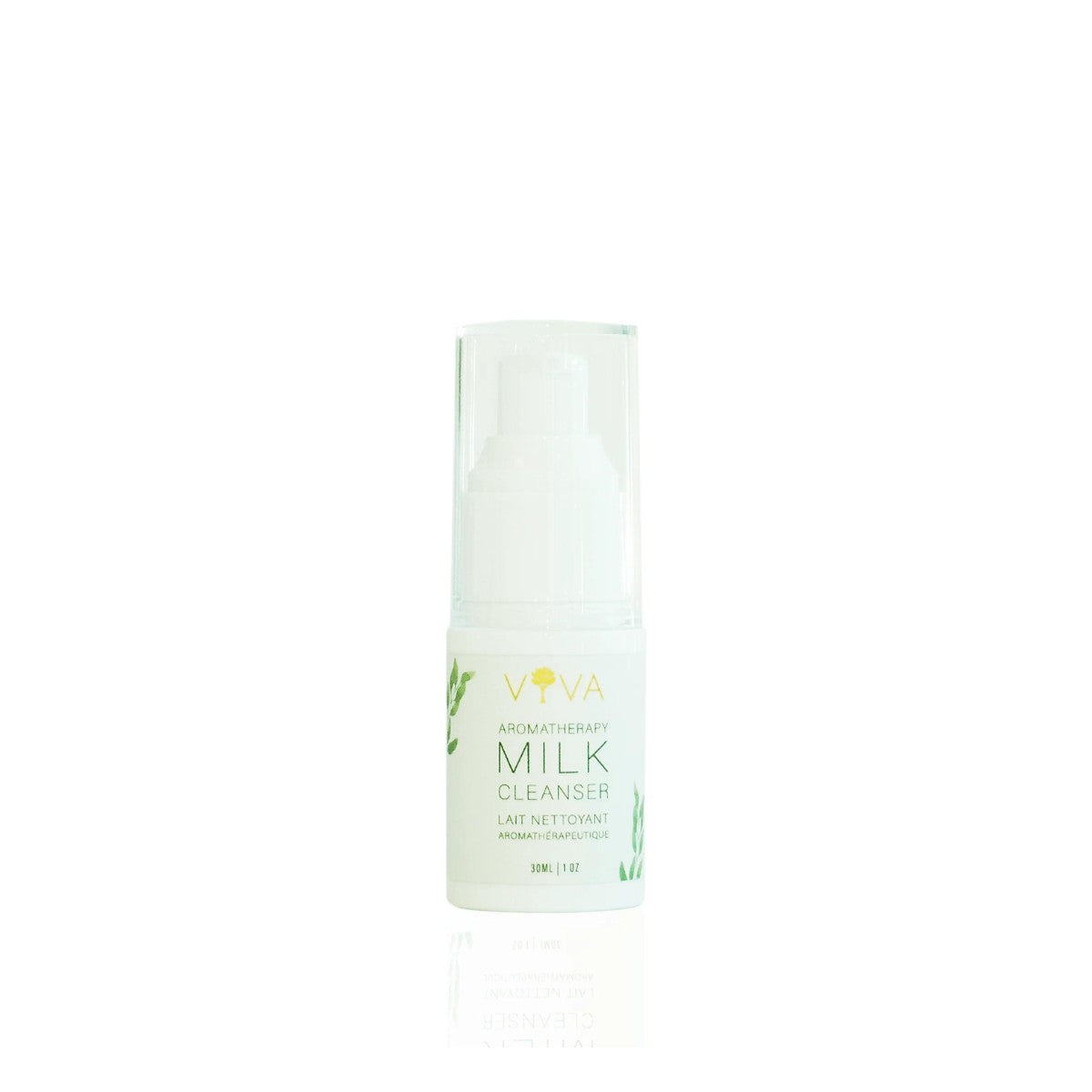 Viva Organics Aromatherapy Milk Cleanser - 30mL Trial & Travel Size - The Green Kiss