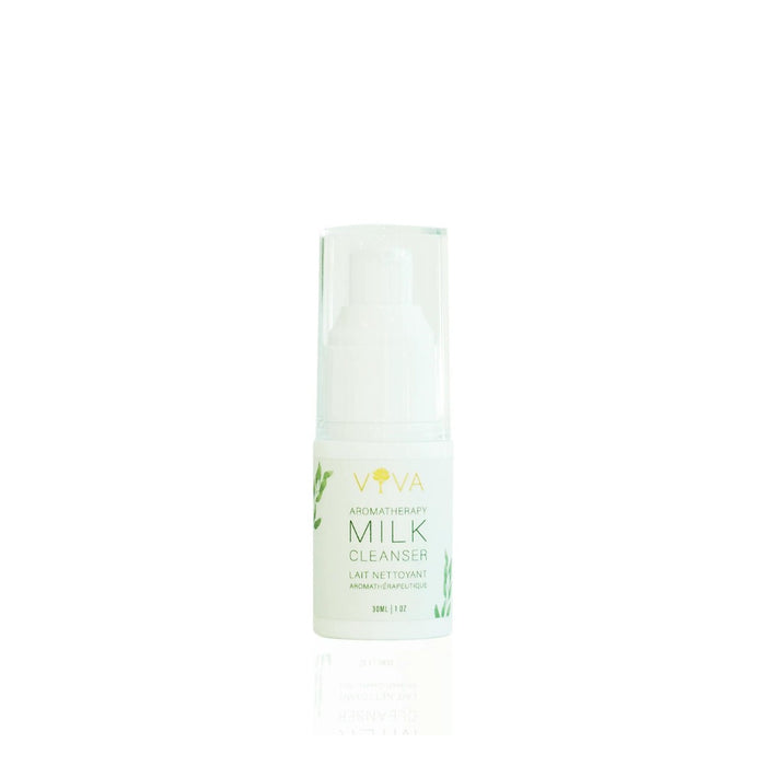 Viva Organics Aromatherapy Milk Cleanser - 30mL Trial & Travel Size - The Green Kiss