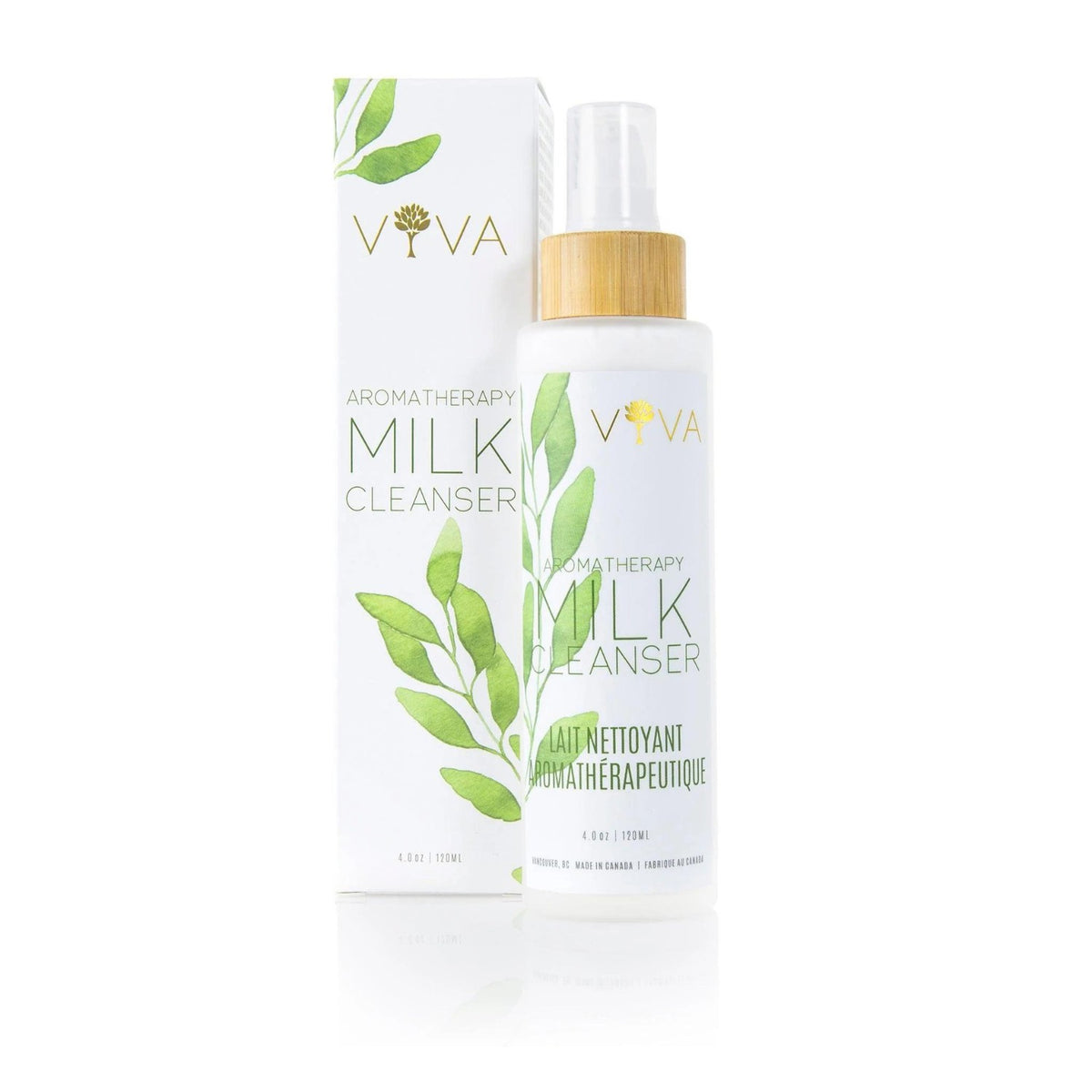 Viva Organics Aromatherapy Milk Cleanser - The Green Kiss