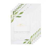 Viva Organics Collagen Hyaluronic Acid Sheet Mask - 6 Pack - The Green Kiss