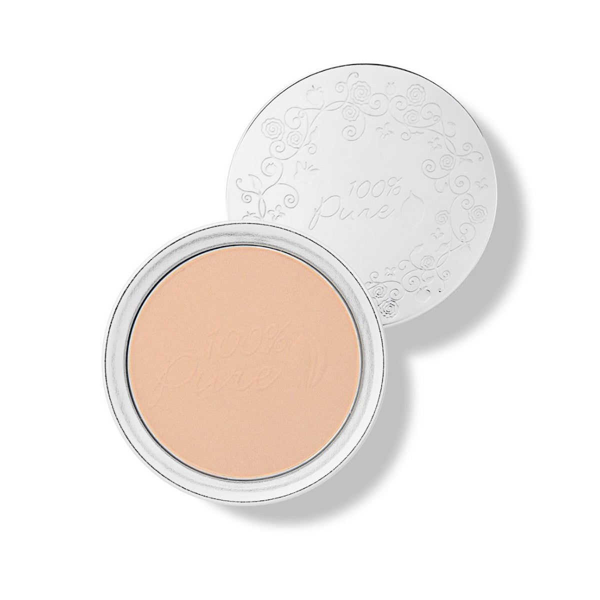 100 Percent Pure Fruit Pigmented Pressed Powder Foundation - The Green Kiss