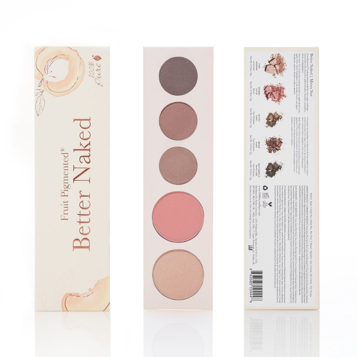 100 Percent Pure Fruit Pigmented Better Naked Palette - The Green Kiss