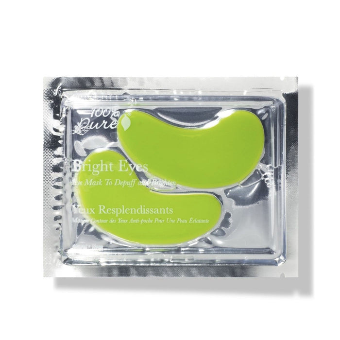100 Percent Pure Bright Eyes Mask (Single) - The Green Kiss
