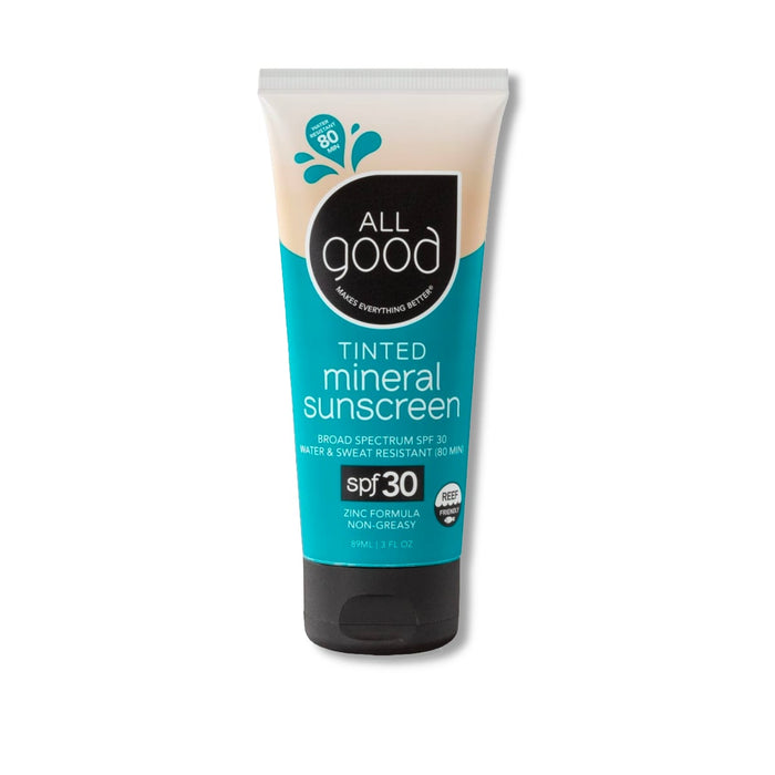Z All Good SPF 30 Water Resistant Tinted Mineral Sunscreen - The Green Kiss