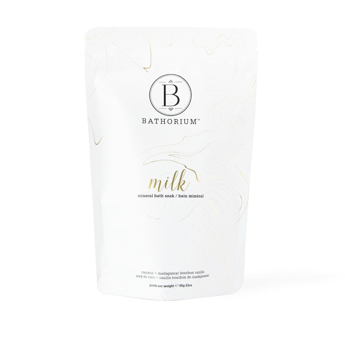 Bathorium Milk Mineral Bath Soak - Coconut & Vanilla - The Green Kiss