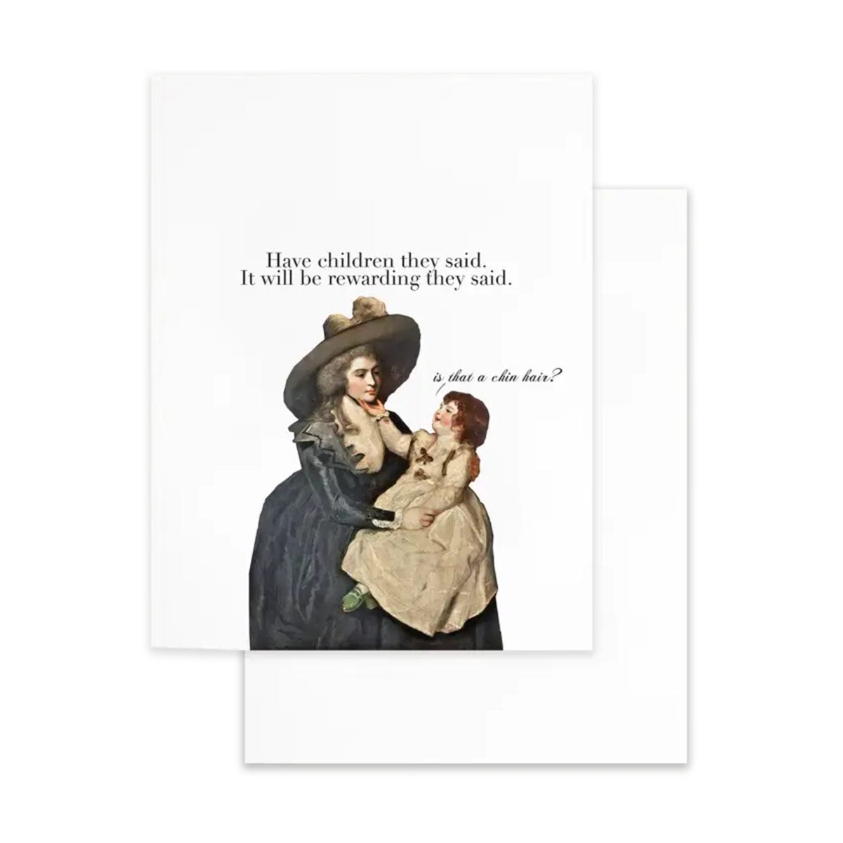 Cardideology Greeting Cards - Chin Hair - The Green Kiss