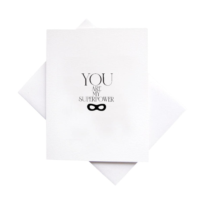 Cardideology Greeting Cards - My Superpower - The Green Kiss