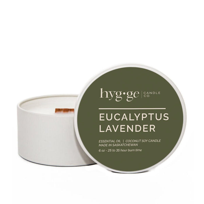 Hygge Candle in Eucalyptus Lavender - 6oz - The Green Kiss