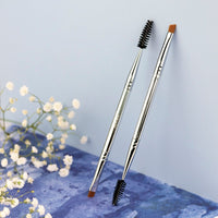 Plume Dual-Ended Brow Brush - The Green Kiss