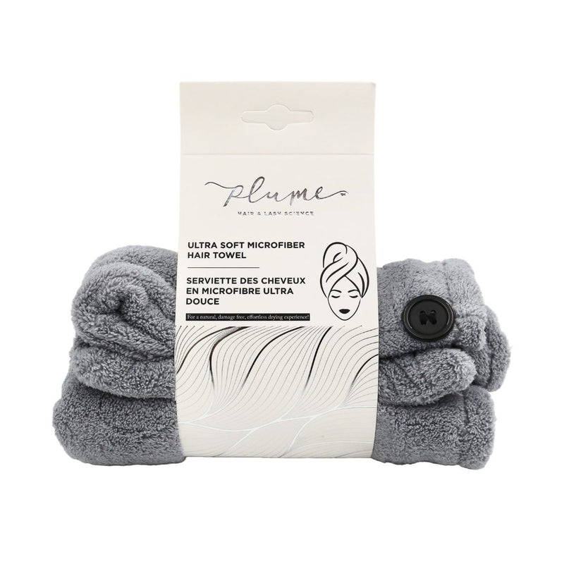 Plume Ultra Soft Microfiber Hair Towel - The Green Kiss