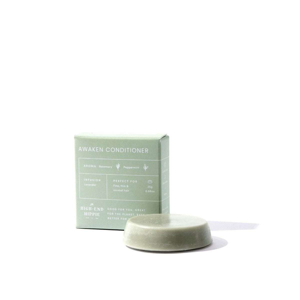 The High-End Hippie Awaken Conditioner Bar Mini - The Green Kiss