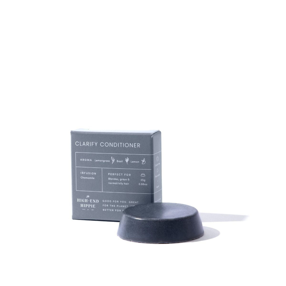 The High-End Hippie Clarify Conditioner Bar Mini - The Green Kiss