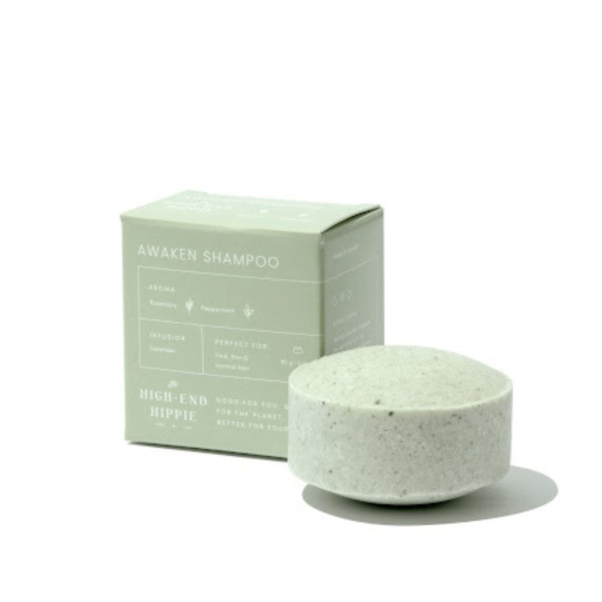 The High-End Hippie Awaken Shampoo Bar - The Green Kiss