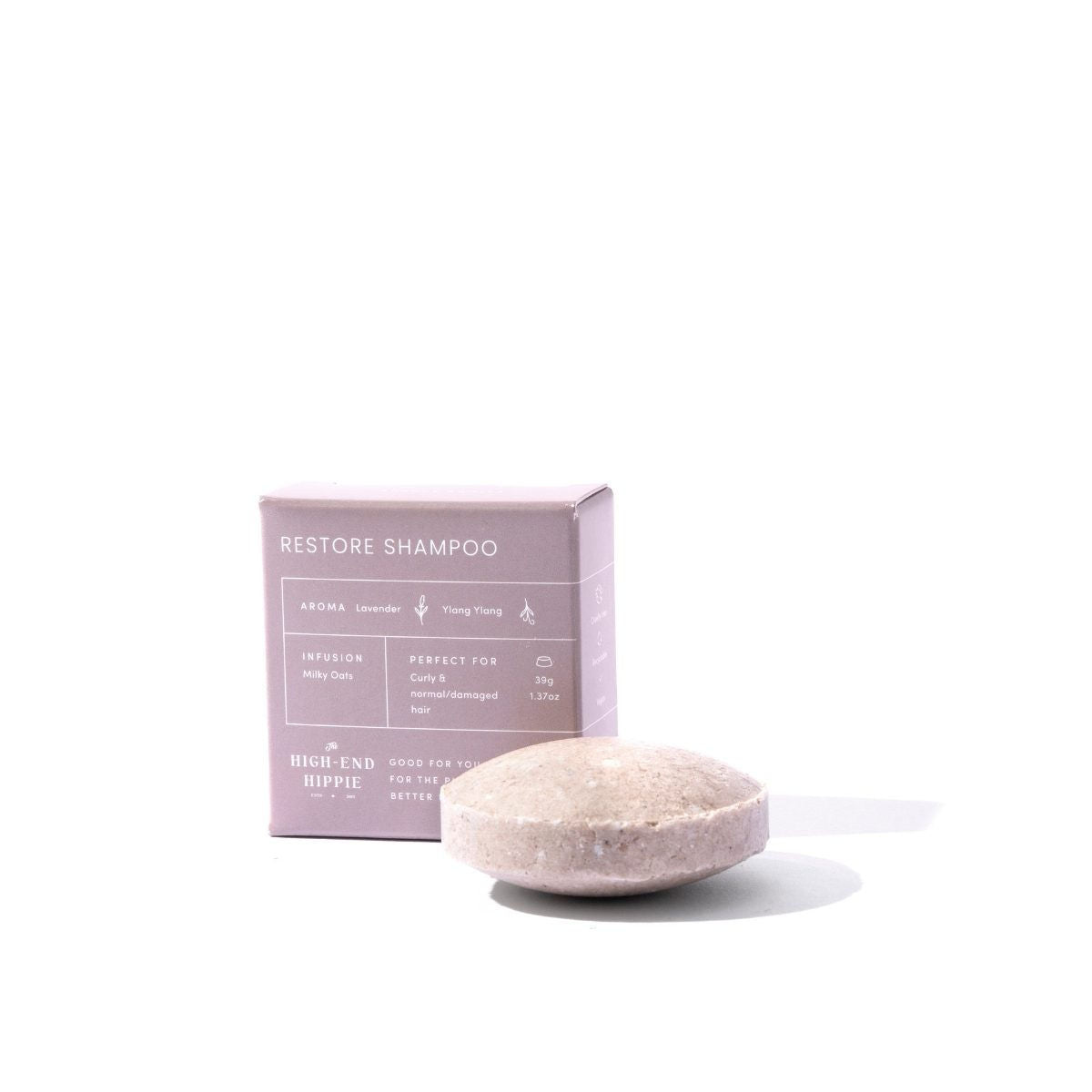 The High-End Hippie Restore Shampoo Bar Mini - The Green Kiss