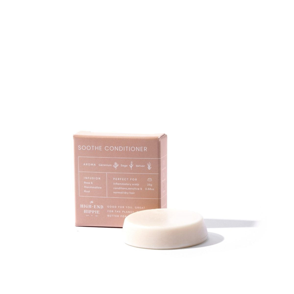 The High-End Hippie Soothe Conditioner Bar Mini - The Green Kiss