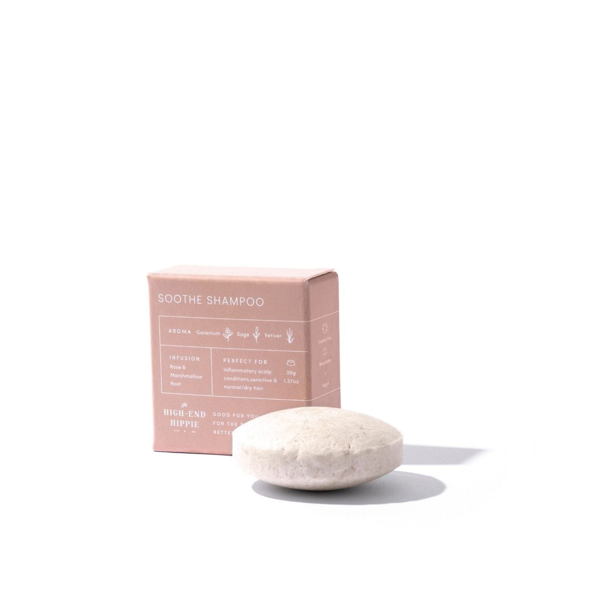 The High-End Hippie Soothe Shampoo Bar Mini - The Green Kiss