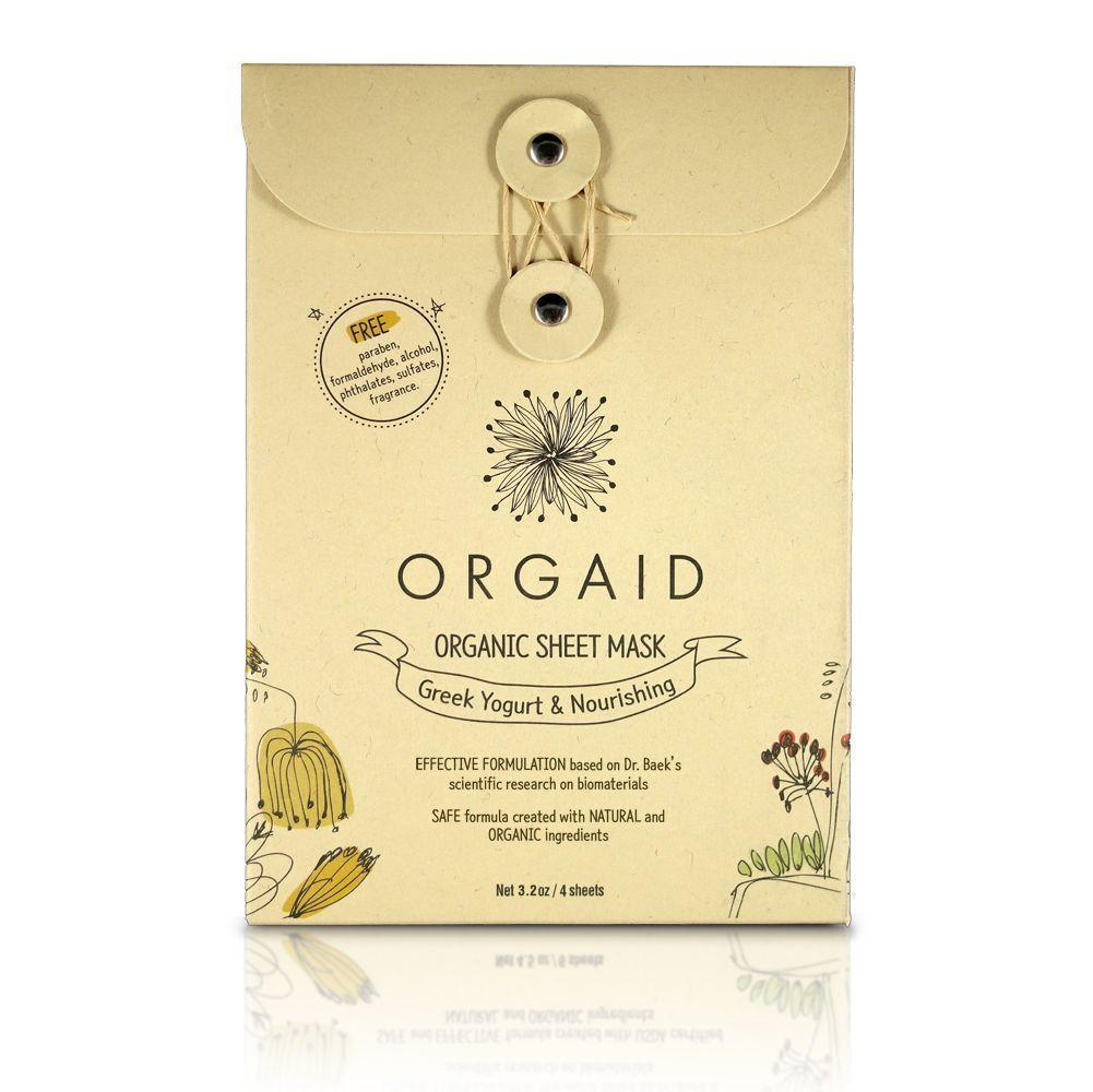 Orgaid Firming & Nourishing Organic Sheet Mask - The Green Kiss